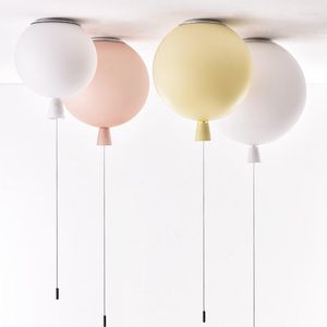 Plafondverlichting Studie Kleur Kinderkamer Ballonlicht Gangpad Kleuterschool Slaapkamer Restaurant Kroonluchter Led