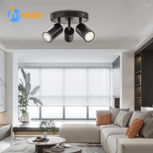 Plafondlampen oppervlakte gemonteerde led spotlight 3 roteerbare moderne decoratielampen voor woonkamer slaapkamer keuken huisverlichting