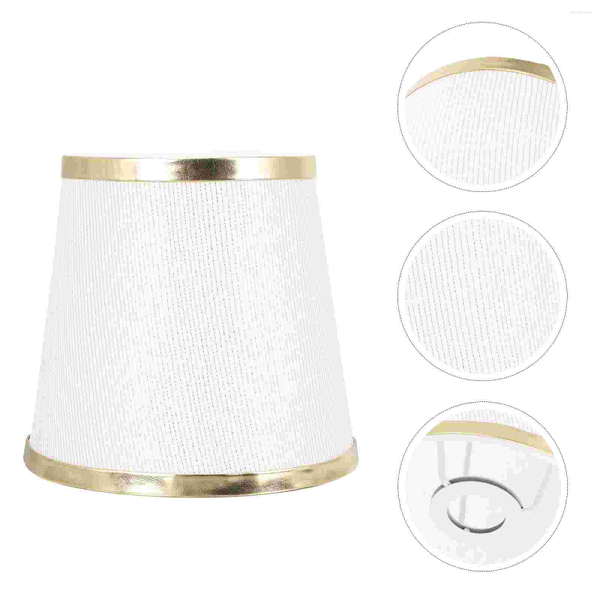 Plafonniers lampe de Table abat-jour luminaires plafonds abat-jour Style Simple accessoire tissu bureau anti-poussière pendentif tissu