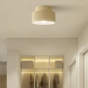 Plafondlampen Tristan Inbouwlamp Wabi Sabi-stijl Led voor woonkamer Gang Slaapkamer Nordic Creamy Wind