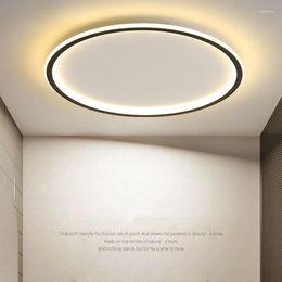 Plafonniers Ultra Mince Led Lampes Panneau Moderne Pour Salon Chambre Cuisine Intérieur Rond Luminaire