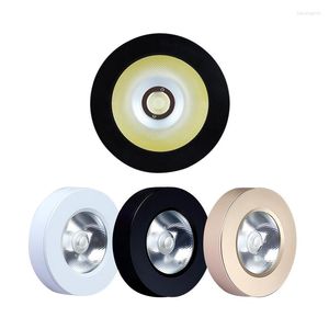 Plafonniers LEDS ULTRA-TRAPINE LED MONTENT DOWNLIGHT 3W 5W 7W 9W 12W Cound Driverless Spot Lampe for Cabinet Showcase Pictures Decor