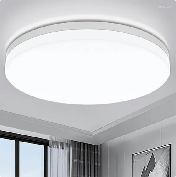 Luces de techo Lámpara LED redonda ultrafina Lustre de luz para dormitorio para decoración moderna del hogar