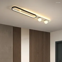 Plafonniers Design de lumière de luxe unique esthétique métal rond couloir intérieur classique Lampe étanche Lampe nordique décor à la maison