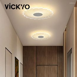 Plafondlampen Vickyo 2023 Noordse moderne LED -gangpad licht binnenlamp voor woonkamer slaapkamer keuken huisverlichting decor