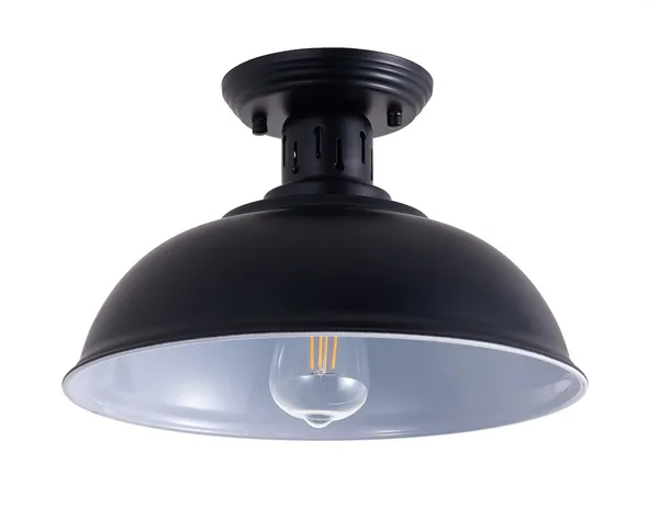 Loucles de plafond Vintage Light Black E26 Loft Industrial Loft LED PENDANT POUR INTERNIER CORIDE CORRIDOR CORRIDOR DÉCoration Éclairage