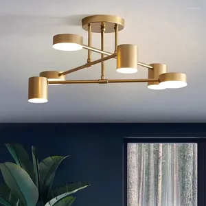 Plafondverlichting vintage licht LED zwart/wit/gouden luxe metalen kunstontwerp voor woonkamer/eetkamer/slaapkamerhuis salon