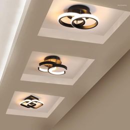 Luces de techo ZK50 Pequeño Mini LED Lámpara de diseño creativo Lámparas de iluminación interior Pasillo Balcón Pasillo Habitación
