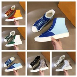 Plafond rétro plate-forme brevet bottes de chaussures haut top concepteur de créateurs de marque de qualité de qualité en cuir double lacets chaussures techniques italie masque 2022 Mesh sneaker c pooo