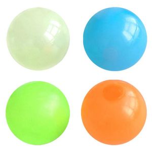 Ceiling Sticky Ball Party Favor Unzip Luminous Glowing Balls Anti Stress Stretchable Soft Squeeze Unzips Toy Adult Kids Toys