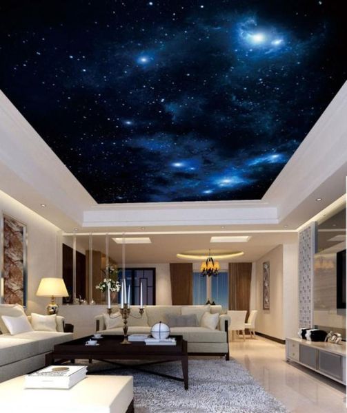 Plafond fond d'écran peintures salons salon chambre plafond peinture décor fantasme beau plafond étoile Mural5955523