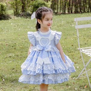 Cekcya meisjes Spanje Turkije Jurk Kinderen Lolita Prinses Kant Baljurk Zuigeling Verjaardag Outfits Baby Doop Jurken 210615