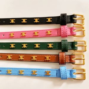 Cel marque de luxe géométrie concepteur Bracelets pour femme rétro Vintage coloré en cuir véritable lettres Bracelet bijoux cadeau