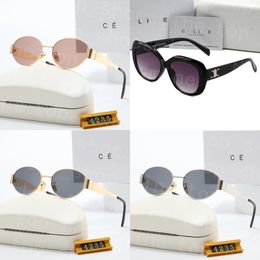 Lunettes de soleil de concepteur cel pour femmes et hommes en option de qualité supérieure capable métal ovale petit cadre polarisé UV400 Loyaux de protection des lunettes