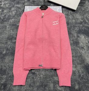 CEL2069 luxe truien dames met lange mouwen Borduren roze vest designer trui dameskleding