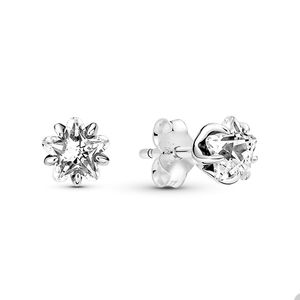 Celestial Sparkling Star Stud -oorbellen voor Pandora Authentieke Sterling Silver Party Earring Designer sieraden voor vrouwen zussen cadeau schattige oorring met originele doos