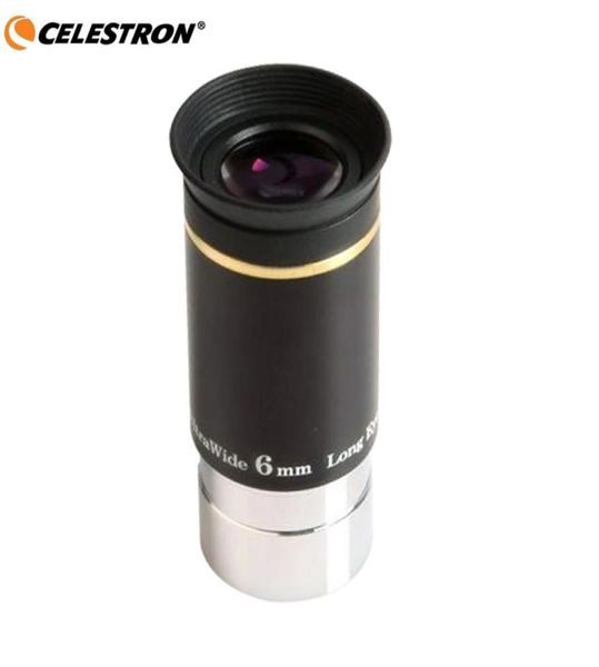 Celestron 66 grados ultra ancho 6 mm piezas del ocular del telescopio Uw6 mm gran angular ocular telescopio astronómico ocular 125 pulgadas 8910011