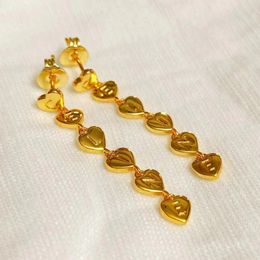 Celi Brand Luxury Love Heart Clover Diseñador Pendientes para mujeres Geometría de 18K Gold Gold Elegante Mujer Pulseras Oeneros Pendientes Anillos de orejas