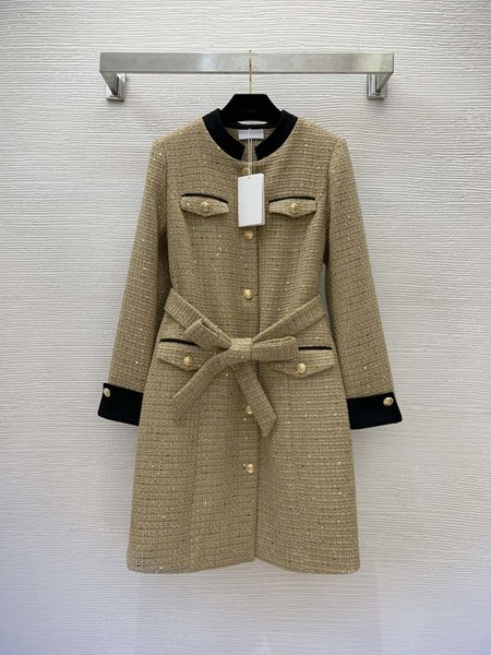 CELI1 Coats Designer Femmes 2023 Nouvelle veste designer Femmes Trench Coat Femmes Vestes longues Féquettes Femins Tweed Veste d'hiver Veste Femme Femme Cadeau de Noël