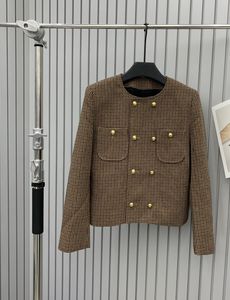Celi1 nouveau manteau de laine de créateur veste de créateur femme 2023 veste d'hiver pour femme veste pour femme mode bouton en métal manteaux créateur de mode jupe courte cadeau d'anniversaire