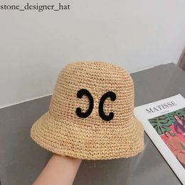 Celiene Hats Designer Bucket Hats for Women Luxurys Sombrero de paja Moda Capazan Capas de verano Capas Beach Celinr Sun Buckets Hat 4297