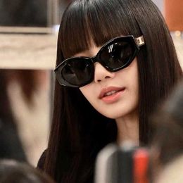 CELIES 2024 Nouvelles lunettes de soleil de forme concave polygonale pour femme Lisa même fille chaude célébrité Internet lunettes de soleil photo personnalisées pour femme