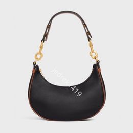 Celinn AVA sac sous les aisselles 10A sacs à main triomphe Designer lady bag mode cuir de vachette lisse Sac à bandoulière top sens fermeture à glissière hobos sac fourre-tout Bandoulière réglable