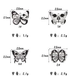 Cell Strap Store Butterfly Charms Aley Metal Charm Pends para Bracelet de collar Joyas de bricolaje Hacer hallazgos de accesorios al por mayor #010