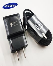 Adaptadores de teléfonos celulares 9V167A 15W USB Adaptativo Cargador rápido US US Cable Tipo C Cable para Galaxy S20 S10 S9 S8 Plus Nota 4384982