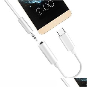 Adaptateurs de téléphone portable Micro Type C à 3,5 mm Jack Aux Adaptateur pour Huawei P20 Pro Honor20 10 Casque Adaptador Connecteurs USB O Converte Otokc