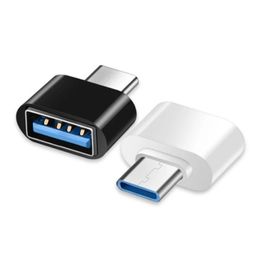 Adaptateurs de téléphone portable USB C à OTG Adaptateur Type-C USB-Femelle Convertisseur pour Book Pro iPad Air 4 4ème 5 5ème Mini 6 6ème génération Surface G Otqfb