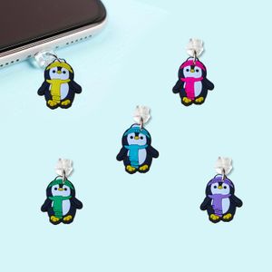 Mobiele telefoon Anti-Dust-gadgets Penguin cartoon-vormige stofplug charme voor Android-telefoons anti-pluggen Type-C schattige drop levering otkbl