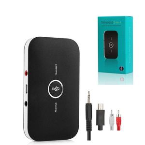 Teléfono celular Dispositivo Bluetooth 5.0 O Receptor Transmisor 2 en 1 3,5 mm Aux Adaptador de música inalámbrico USB Dongle para kit de coche TV PC Auriculares Otikr