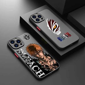 Bumpers de téléphone portable Bleach Anime mignon pour iPhone 15 14 13 12 Mini 11 xs xr x 8 7 Pro Max plus