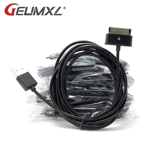 Cables de teléfono celular 2M Cable de cargador de datos USB Adaptador Cabo Kabel para Samsung Galaxy Tab 2 3 Tablet 10.1 7.0 P1000 P1010 P7300 P7310