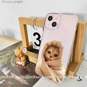 Mobiele telefoon hoesjes 14PROMAX mobiele telefoon hoesje iPhone13/x/6/XR/XSMAX quilt hond kat en huisdier Q230915