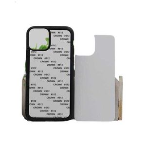 Étuis de téléphone portable 50 pcs au détail DIY Sublimation 2D Silicon Case pour iPhone 7 6 Couverture de transfert de chaleur imprimée vierge pour iPhone X avec plaque d'aluminium DFRW