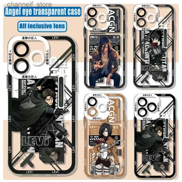 Étuis de téléphone portable Anime Allen Attack On Titan Phone Case pour iPhone 15 14 13 12 11 Mini Pro Max X XR XSMax 6S 6 7 8 Plus SE20 Couverture transparenteY240325