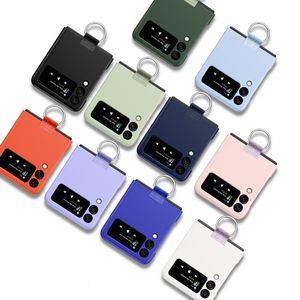 Cases van mobiele telefoons die van toepassing zijn op ZFLIP4 Multi-colour Zflip3 Vouwen Gepersonaliseerde creatieve ring Fall Bescherming Mouw