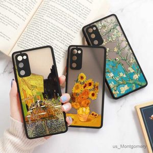 Mobiele telefoons Cases Art Oil Painting Phone Case voor S24 S22 S23 Ultra Case A54 A34 A53 A23 A32 A72 A52 A05S A14 A33 A35 A55 S21 S20 FE Cover
