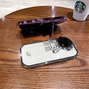 Fundas para teléfonos móviles Funda protectora para teléfono con lente y soporte con tapa para iPhone 14, 13, 12, 11 Pro Max XR 14 Plus, cubierta con revestimiento de lujo con brillo degradado WXH230731.