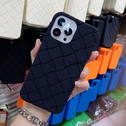 Mobiele telefoon hoesjes gevlochten hoesje voor iPhone 13 13Pro Max telefoonhoes 12 11 Pro Max Xr XSMAX X zacht siliconen zacht Tpu mobiele hoesjes dames vrouw stijlvol x0731