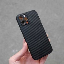 Coque de téléphone portable en pp brasé au carbone, étui arrière pour iPhone 12 13 14 15 11 Pro Max Mini XS XR plus L230823