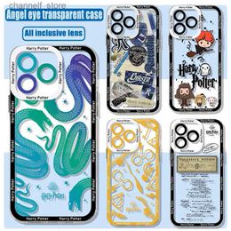 Étuis de téléphone portable Dessin animé P-Potters Coque de téléphone pour Samsung S24 S23 S22 S21 S20 S10 FE Note20 Note10 Plus Ultra Lite 5G TPU souple H-Harries CoverY240325