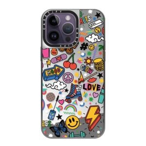 Étuis de téléphone portable CASETIFY -2 étui de téléphone antichoc pour iPhone 15 14 13 12 Pro X XS Max 7 8 15 14 Plus multicolore dessin animé mignon souple TPU couverture arrière transparente UTBR