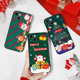 Étuis de téléphone portable Étui de Noël pour Xiaomi Poco X5 X4 X3 Mi 12T 11T 10T Redmi A1 12C 10C 9C NFC 9T Note 12 11 Lite 10 9 S 8T 8 7 Pro Max TPU CapaL231024