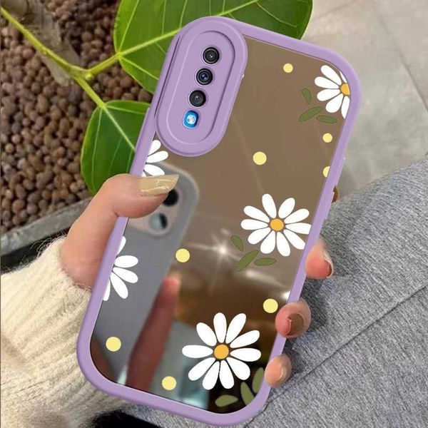 Cas de téléphone portable Chrysanthemum Fasion Téléphone Case pour Samsung Galaxy A54 A53 A52 A50 A34-A31 A23 A22 A11 A04 A03 5G MALUP MIRROIR COQUE D240424