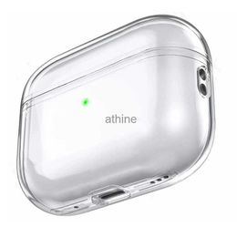 Étuis de téléphone portable Étui transparent pour AirPods Pro 2 Étui Transparent en silicone pour écouteurs pour airpods pro 2 3 Funda pour airpods pro 2nd 3 YQ240117