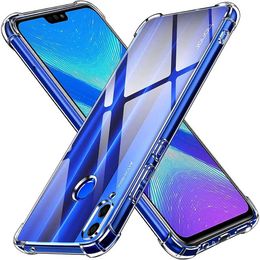 Cas de téléphones portables Clai Clear pour Honor 8x Honor 10i 10 Lite épais HEPPORTHOP DOIT SILICONE Téléphone Silicone Téléphone pour Honor 20 Pro 30i 50 Huawei Nova 5T 240423