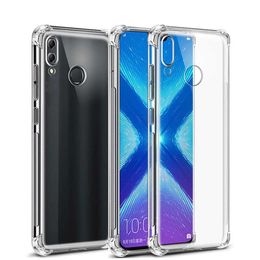 Mobiele telefoonhoesjes behandelen luxe case voor Huawei P Smart Z Plus 2019 2018 Bumper mobiele telefoonaccessoires gemonteerd Coque Siliconen Tas Cases Shockproof 240423